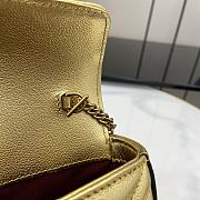 Bagsaaa Gucci GG Marmont Super Mini Bag 476433 Gold - 16.5x10x4.5cm - 4