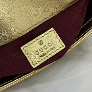 Bagsaaa Gucci GG Marmont Super Mini Bag 476433 Gold - 16.5x10x4.5cm - 3