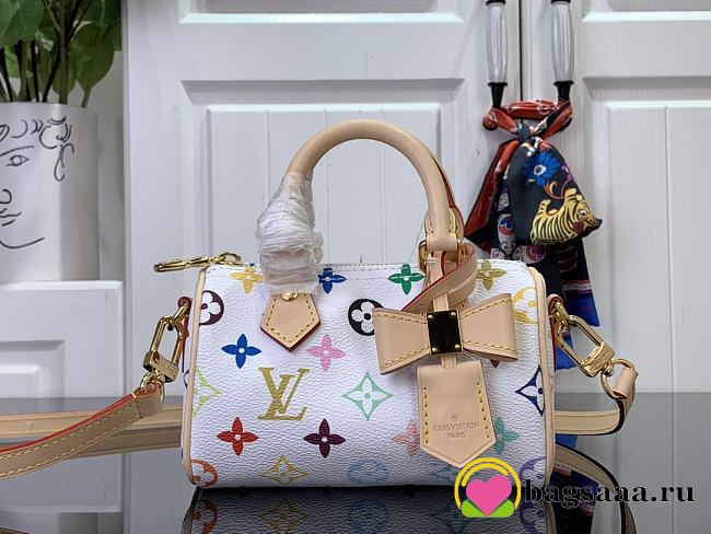 Bagsaaa Louis Vuitton M13391 LV x TM Nano Speedy Bag Multicoloured - 16 x 10 x 7.5 cm - 1