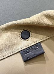 Bagsaaa Loewe Large Flamenco purse in suede calfskin beige - 41cm - 4