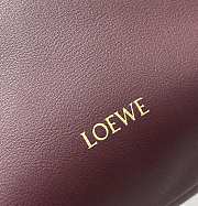 Bagsaaa Loewe Pebble pouch in smooth calfskin Dark Burgundy - 21.5cm - 2