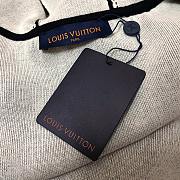 Bagsaaa Louis Vuitton Graphic Intarsia Zipped Cotton Hoodie Black - 2