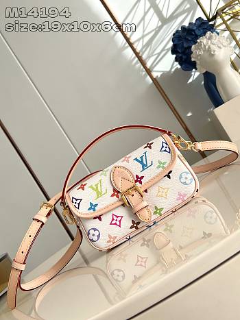 Bagsaaa Louis Vuitton M14194 LV x TM Nano Diane Multicolored - 19cm