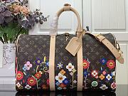 Bagsaaa Louis Vuitton M14182 LV x TM Keepall Bandoulière 45 Cabin size - 45 x 27 x 20 cm - 1