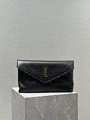 Bagsaaa Cassandre large envelope pouch in lambskin 769307 black - 29.5cm - 1