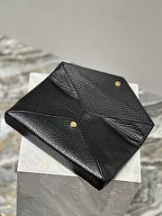 Bagsaaa Cassandre large envelope pouch in lambskin 769307 black - 29.5cm - 3