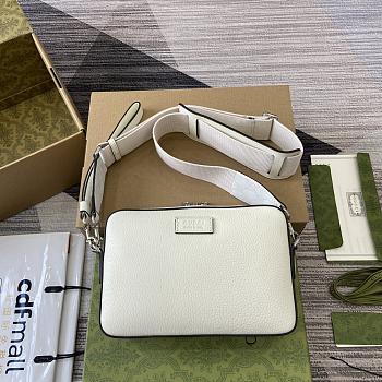 Bagsaaa Gucci Small GG Crossbody Bag With Tag 795465 White - 24cm