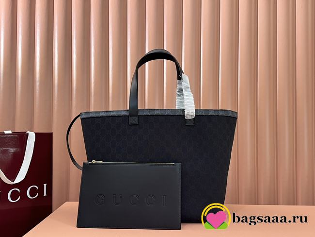 Bagsaaa Gucci Totissima medium tote bag 788203 black - 30cm - 1