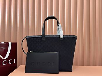 Bagsaaa Gucci Totissima medium tote bag 788203 black - 30cm