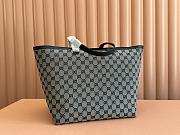 Bagsaaa Gucci Totissima medium tote bag 788203 beige & blue - 30cm - 4