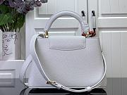 Bagsaaa Louis Vuitton M12279 Capucines BB White Silver Sea - 27cm - 4