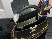 Bagsaaa Louis Vuitton M12345 Capucines BB Black - 27cm - 3