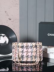 Bagsaaa Chanel Classic 11.12 Handbag A01112 Pink Wool Tweed - 25.5cm - 2