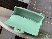 Bagsaaa Chanel Mini Flap Bag with Top Handle AS5243 Light Green - 20cm - 2