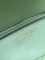 Bagsaaa Chanel Mini Flap Bag with Top Handle AS5243 Light Green - 20cm - 3