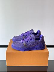 Bagsaaa LV Trainer Sneaker Purple - 1