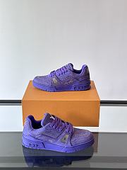 Bagsaaa LV Trainer Sneaker Purple - 3