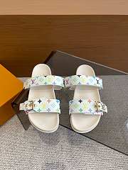 Bagsaaa LV x TM Bom Dia Flat Comfort Mule Multicolored - 1