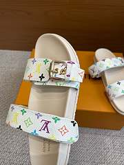 Bagsaaa LV x TM Bom Dia Flat Comfort Mule Multicolored - 3