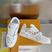 Bagsaaa LV x TM LV Trainer Sneaker Multicolored White - 3