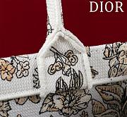 Bagsaaa Medium Dior Book Tote Latte Embroidery with Gold-Tone Millefiori Unicorn Motif - 36 x 27.5 x 16.5 cm - 4