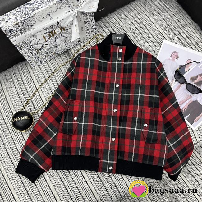 Bagsaaa Dior Coat Black & Red - 1