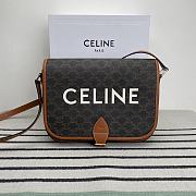 Bagsaaa Celine Messenger Folco in Triomphe Canvas with Celine print - 29 x 24 x 9 CM - 1