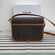 Bagsaaa Celine Messenger Folco in Triomphe Canvas with Celine print - 29 x 24 x 9 CM - 4