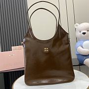 Bagsaaa Miumiu IVY naplak patent leather bag 5BG231 brown - 40cm - 1