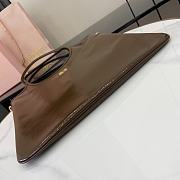 Bagsaaa Miumiu IVY naplak patent leather bag 5BG231 brown - 40cm - 3