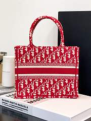 Bagsaaa Dior Red Small Oblique Book Tote - 27cm - 2