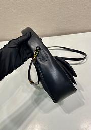 Bagsaaa Prada Re-Nylon and nappa leather mini-bag with bow 1BC241 black - 22cm - 2