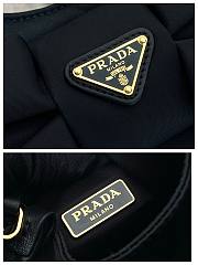 Bagsaaa Prada Padded Re-Nylon mini-bag with bow 1BA359 black - 18cm - 2