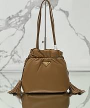 Bagsaaa Prada Nappa leather shoulder bag 1BG541 brown - 30cm - 1