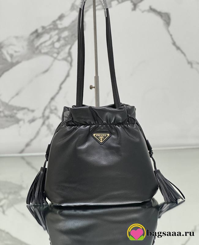 Bagsaaa Prada Nappa leather shoulder bag 1BG541 black - 30cm - 1