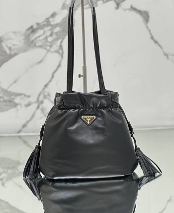 Bagsaaa Prada Nappa leather shoulder bag 1BG541 black - 30cm