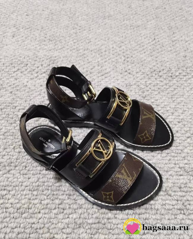 Bagsaaa Louis Vuitton Academy flat sandal - 1