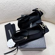 Bagsaaa Chanel Mary Janes Black Velvet G46022 - 2