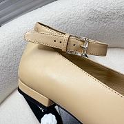 Bagsaaa Chanel Mary Janes Beige Leather G46022 - 3