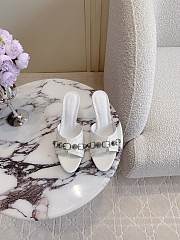 Bagsaaa Balenciaga Cagole leather mules white - 2