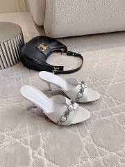 Bagsaaa Balenciaga Cagole leather mules white - 4