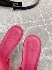 Bagsaaa Balenciaga Cagole leather mules pink - 3