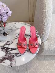 Bagsaaa Balenciaga Cagole leather mules pink - 1