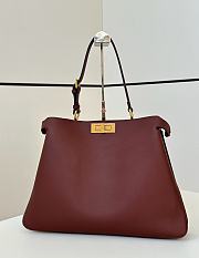 Bagsaaa Peekaboo Soft Large Dark brown leather bag - 40.5cm - 2