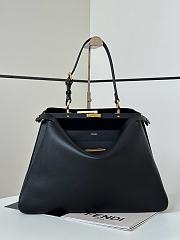 Bagsaaa Peekaboo Soft Large black leather bag - 40.5cm - 1