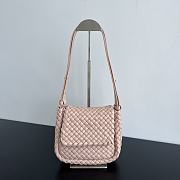 Bagsaaa Bottega Veneta Small Cobble Shoulder Bag 762711 Light Pink - 19cm - 1