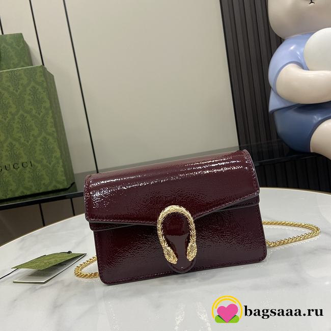 Bagsaaa Gucci Dionysus super mini bag 795368 red - 17.5cm - 1