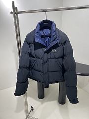 Bagsaaa Balenciaga Loop Sport Icon Reversible Puffer in Black/blue - 1