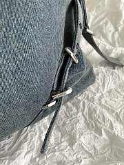 Bagsaaa Givenchy Medium Voyou bag in washed denim - 40cm - 2