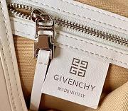 Bagsaaa Givenchy Medium Voyou bag in leather ivory - 40cm - 4